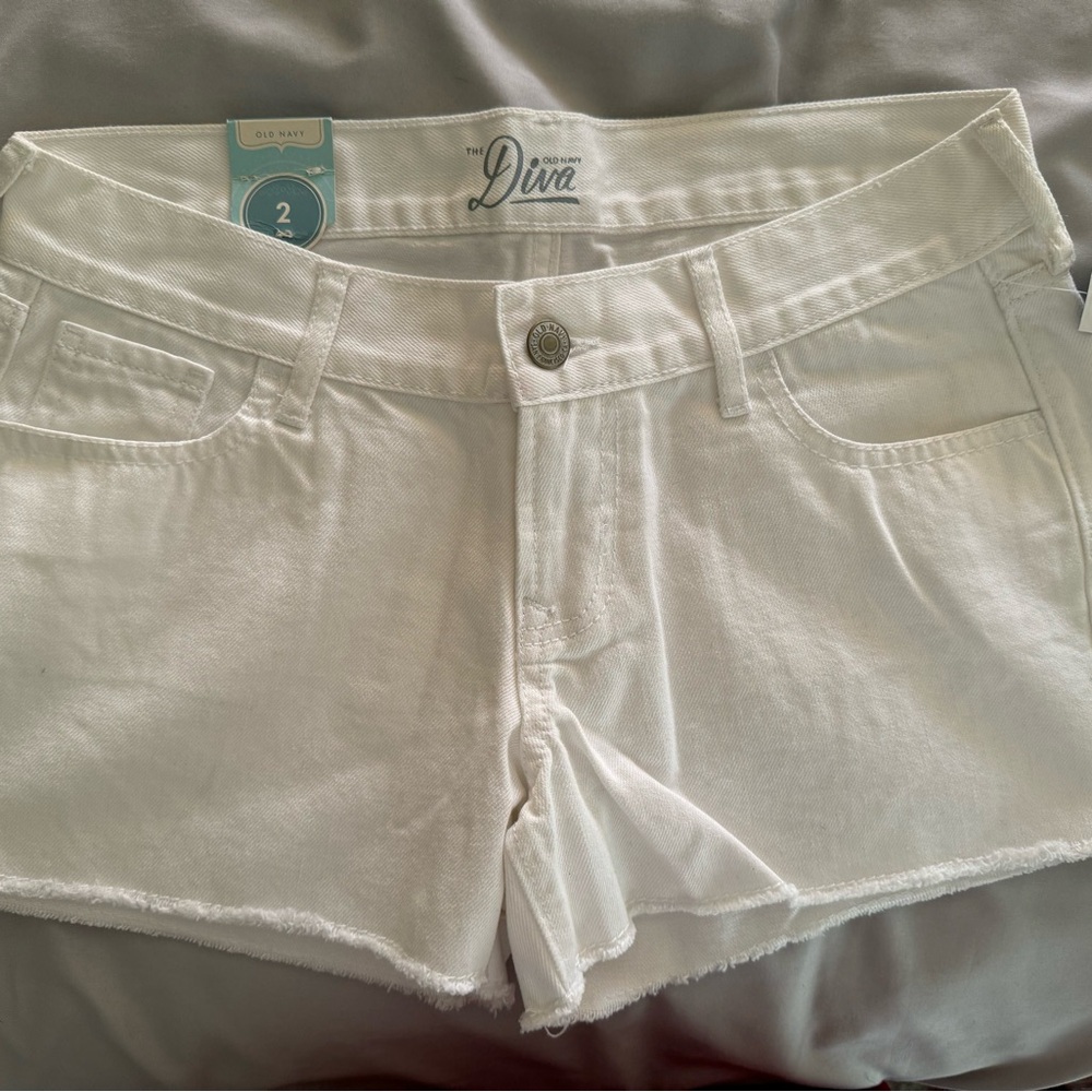 Women’s White Old Navy Jean Shorts